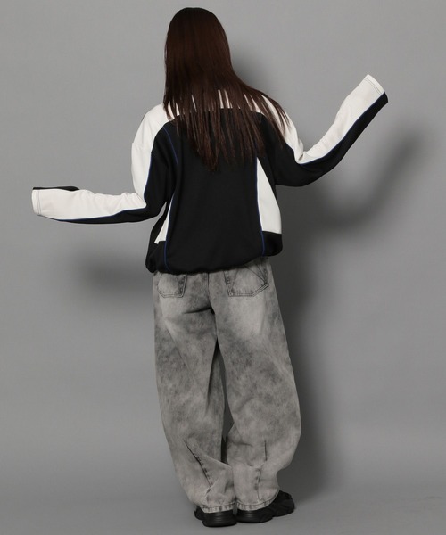 Anui(アニュイ)の「【UNISEX/3サイズ展開】クラシックコクーンデニム(デニムパンツ・レディース・ブラック系/ブルー系・LARGE/MEDIUM/SMALL)」の14枚目の写真