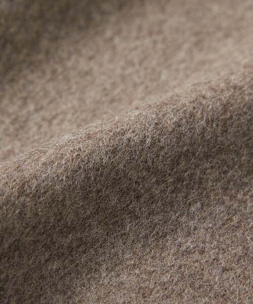 MEN'S MELROSE（メンズメルローズ）の「ラムブレンドビーバー＆ウーレットスタンドカラーハーフコート（その他アウター・メンズ・ライトブラウン/ライトグレー/ネイビー・2/3/4）」の7枚目の写真