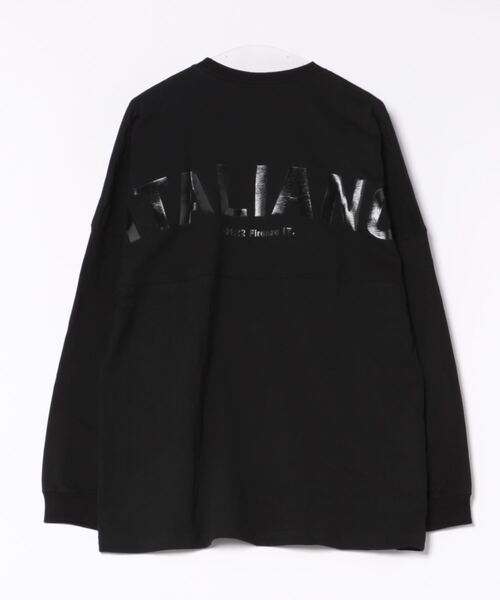 ARCHIVER（アーカイバ）の「【69】【it】ミドルウェイト ドルマンロングスリーブＴシャツ（Tシャツ/カットソー・レディース・ブラック/ホワイト/サンドベージュ・LARGE/MEDIUM）」の4枚目の写真