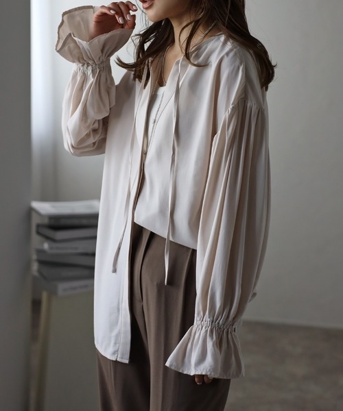 シモーネロシャ シャーリング トップス￼ ブラウス セシリーバンセン パトゥ シモーネロシャ シャーリング トップス￼ ブラウス セシリー