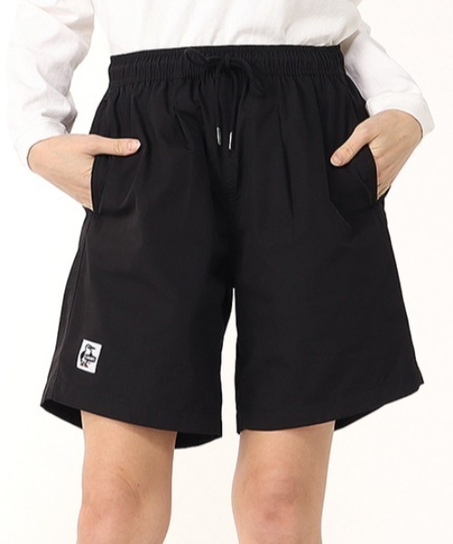 CHUMS（チャムス）の「CHUMS/チャムス ショーツ 水陸両用/ユーティリティー 無地/総柄 ワイドシルエット CH03-1330（その他パンツ・メンズ・ブラック/ブラウン/ピンク/グリーン/オレンジ・M/L/XL）」の2枚目の写真