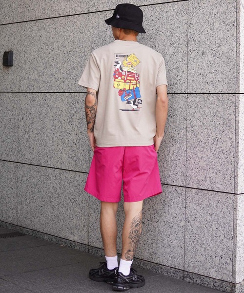 CHUMS（チャムス）の「CHUMS/チャムス ショーツ 水陸両用/ユーティリティー 無地/総柄 ワイドシルエット CH03-1330（その他パンツ・メンズ・ブラック/ブラウン/ピンク/グリーン/オレンジ・M/L/XL）」の21枚目の写真