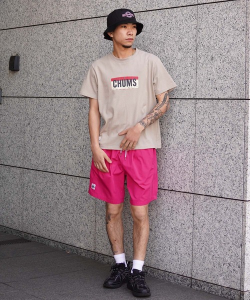 CHUMS（チャムス）の「CHUMS/チャムス ショーツ 水陸両用/ユーティリティー 無地/総柄 ワイドシルエット CH03-1330（その他パンツ・メンズ・ブラック/ブラウン/ピンク/グリーン/オレンジ・M/L/XL）」の19枚目の写真