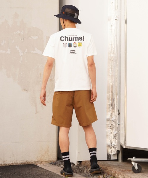 CHUMS（チャムス）の「CHUMS/チャムス ショーツ 水陸両用/ユーティリティー 無地/総柄 ワイドシルエット CH03-1330（その他パンツ・メンズ・ブラック/ブラウン/ピンク/グリーン/オレンジ・M/L/XL）」の15枚目の写真