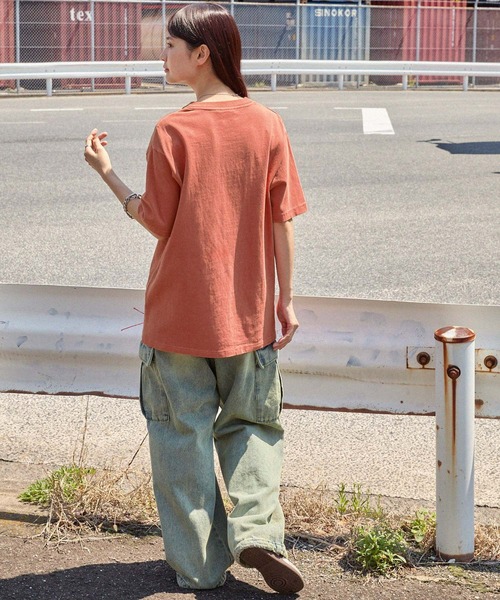 Dickies/ディッキーズ ヴィンテージ加工 ワンポイントロゴ オーバー