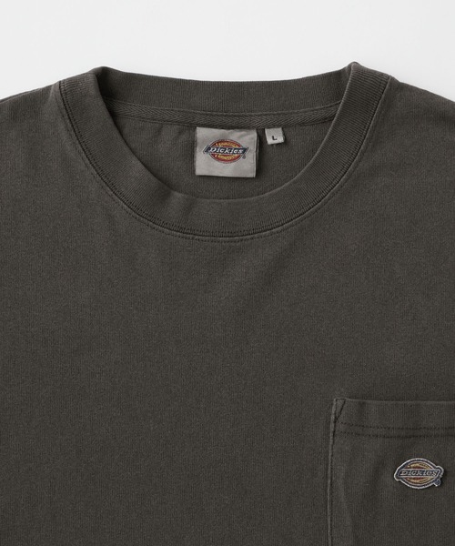 Dickies(ディッキーズ)の「Dickies/ディッキーズ ヴィンテージ加工 ワンポイントロゴ オーバーサイズポケット半袖Tシャツ(Tシャツ/カットソー・メンズ・ブルー/ブラック/ケリー/マスタード/オレンジ/ホワイト・L/M)」の10枚目の写真