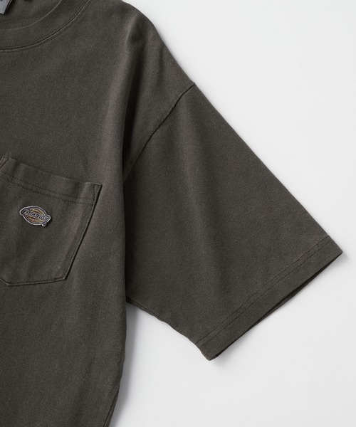 Dickies/ディッキーズ ヴィンテージ加工 ワンポイントロゴ オーバー