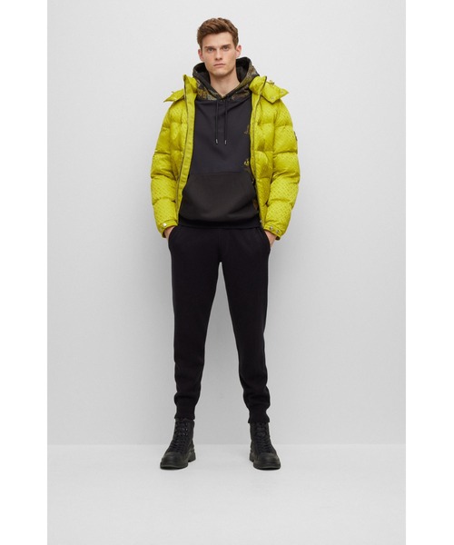BOSS コットンテリー フーディ ライカンモチーフ グラフィック BOSS（ボス）の「ライカンモチーフ グラフィック コットンテリー
