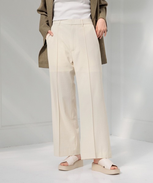 LOWRYS FARM（ローリーズファーム）の「スタイルＵＰフレアパンツ 996859（スラックス・レディース・ブラウン/アイボリー/ブラック・MEDIUM/LARGE）」の21枚目の写真