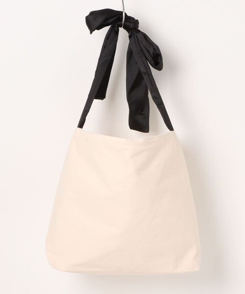 LADY LIKE（レディライク）の「持ち手リボンキャンバスミニバッグ（ハンドバッグ・レディース・ブラック・F）」の8枚目の写真