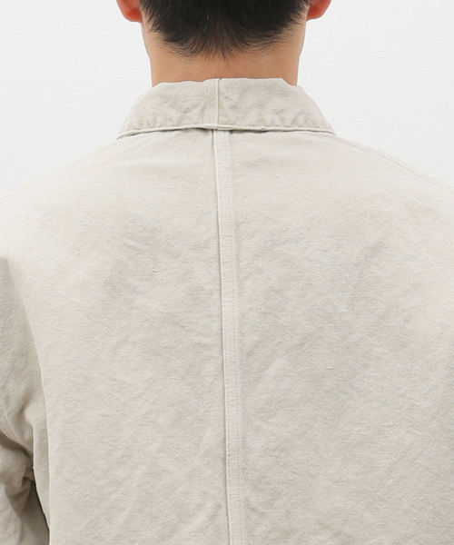 Kaptain Sunshine（キャプテン サンシャイン）の「KAPTAIN SUNSHINE / Coverall Jacket KS24SJK10（カバーオール・メンズ・アイボリー・MEDIUM/LARGE）」の7枚目の写真