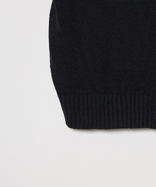 ROOPTOKYO（ループトウキョウ）の「Vネック ニットベスト（ベスト・メンズ・ブラック/アイボリー/ブラウン・L/M）」の6枚目の写真