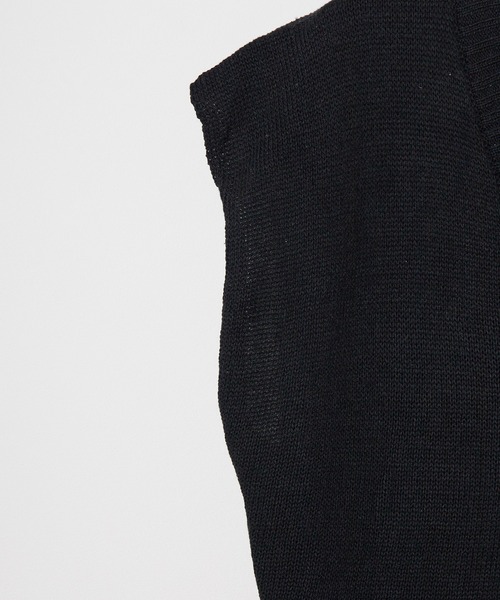 ROOPTOKYO（ループトウキョウ）の「Vネック ニットベスト（ベスト・メンズ・ブラック/アイボリー/ブラウン・L/M）」の5枚目の写真