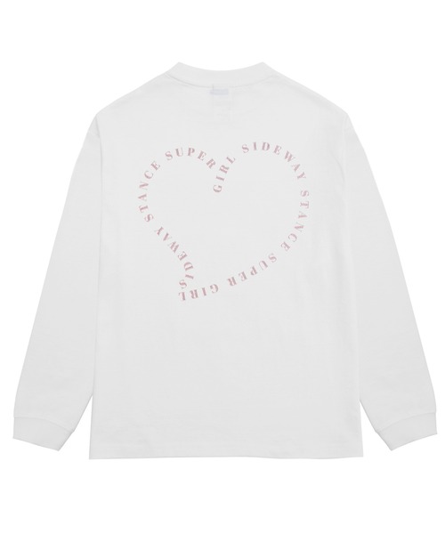SIDEWAY STANCE（サイドウェイスタンス）の「【SIDEWAY STANCE】グリッタープリント 長袖 Tシャツ（Tシャツ/カットソー・レディース・ブラック/ホワイト系/ホワイト系1/ブラック系/ホワイト/ブラック系1・FREE）」の8枚目の写真
