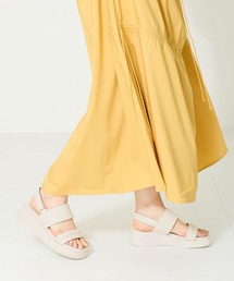 パデットストラップ厚底サンダル/42203