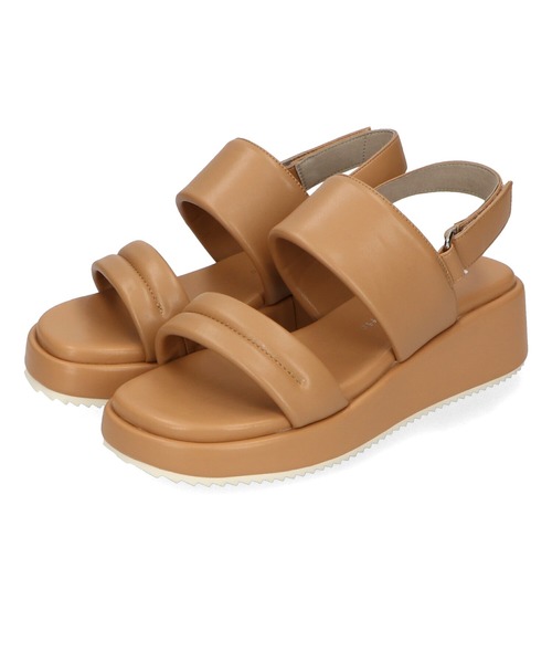 WA ORiental TRaffic（ダブルエーオリエンタルトラフィック）の「パデットストラップ厚底サンダル/42203（サンダル・レディース・キャメル/ホワイト/ブラック・S/M/L/LL）」の21枚目の写真