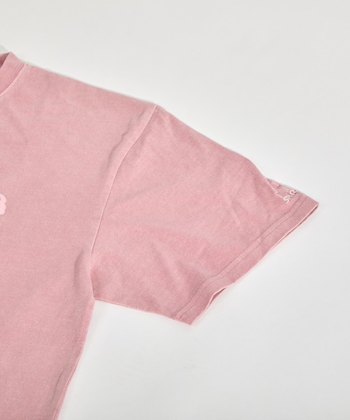 STARTER（スターター）の「STARTER ハートロゴ ピグメントTシャツ / レディース（Tシャツ/カットソー・レディース・スミクロ/ライトピンク/グリーン・L/M）」の21枚目の写真