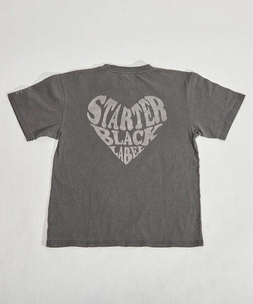 STARTER（スターター）の「STARTER ハートロゴ ピグメントTシャツ / レディース（Tシャツ/カットソー・レディース・スミクロ/ライトピンク/グリーン・L/M）」の5枚目の写真