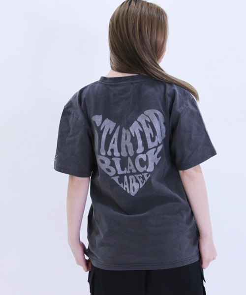 STARTER（スターター）の「STARTER ハートロゴ ピグメントTシャツ / レディース（Tシャツ/カットソー・レディース・スミクロ/ライトピンク/グリーン・L/M）」の11枚目の写真