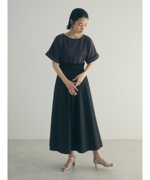 armonia | a.異素材切替ドルマンワンピース(ワンピース)