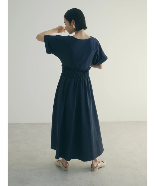 armonia(アルモニーア)の「a.異素材切替ドルマンワンピース(ワンピース・レディース・ネイビー/チャコールグレー・FREE)」の18枚目の写真