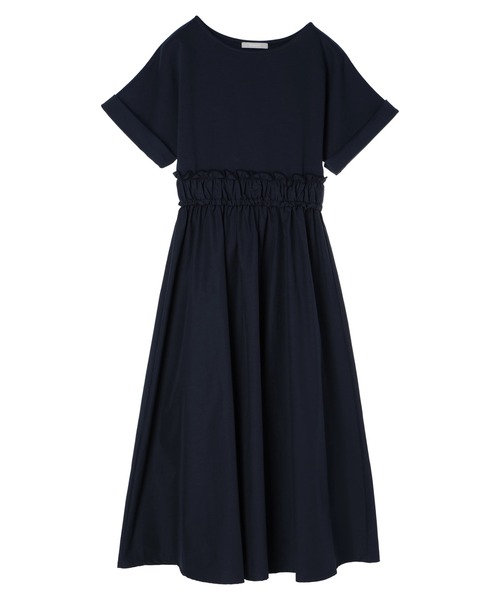 armonia(アルモニーア)の「a.異素材切替ドルマンワンピース(ワンピース・レディース・ネイビー/チャコールグレー・FREE)」の22枚目の写真