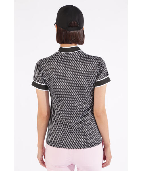 New Balance Golf(ニューバランスゴルフ)の「【new balance golf】チェック柄 半袖 モックネック プルオーバー (WOMENS WORLD)(Tシャツ/カットソー・レディース・ブラック/グレー系その他2/ピンク系その他2・MEDIUM/LARGE/SMALL)」の11枚目の写真
