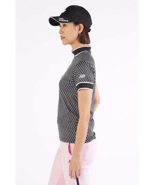 New Balance Golf(ニューバランスゴルフ)の「【new balance golf】チェック柄 半袖 モックネック プルオーバー (WOMENS WORLD)(Tシャツ/カットソー・レディース・ブラック/グレー系その他2/ピンク系その他2・MEDIUM/LARGE/SMALL)」の12枚目の写真