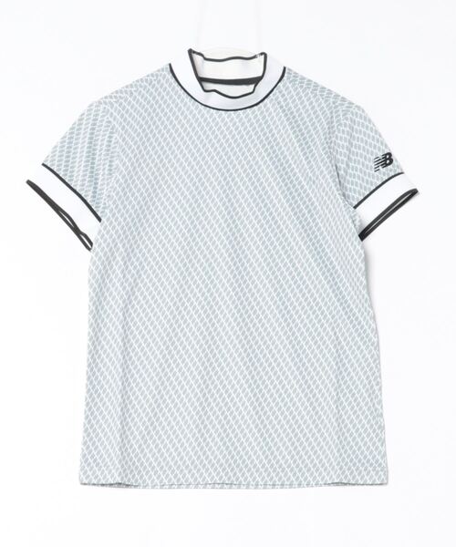 New Balance Golf(ニューバランスゴルフ)の「【new balance golf】チェック柄 半袖 モックネック プルオーバー (WOMENS WORLD)(Tシャツ/カットソー・レディース・ブラック/グレー系その他2/ピンク系その他2・MEDIUM/LARGE/SMALL)」の5枚目の写真