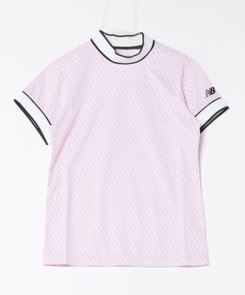 New Balance Golf(ニューバランスゴルフ)の「【new balance golf】チェック柄 半袖 モックネック プルオーバー (WOMENS WORLD)(Tシャツ/カットソー・レディース・ブラック/グレー系その他2/ピンク系その他2・MEDIUM/LARGE/SMALL)」の6枚目の写真