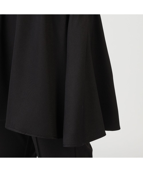 CECIL McBEE(セシルマクビー)の「レース切替えペプラムキャンディースリーブトップス(シャツ/ブラウス・レディース・アイボリー/ブラック・FREE)」の10枚目の写真