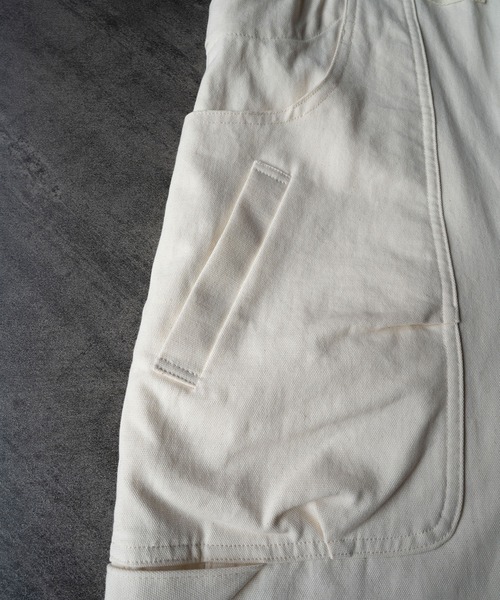 INTERPLAY（インタープレイ）の「【INTERPLAY x AYA】フィッシャーマン ワーク ペインターパンツ（サロペット/オーバーオール・レディース・アイボリー/ブラック/カーキ・FREE）」の17枚目の写真