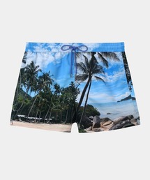 【オンラインショップ・一部店舗限定】"Beach Photo" スイムショーツ / 140508 239P