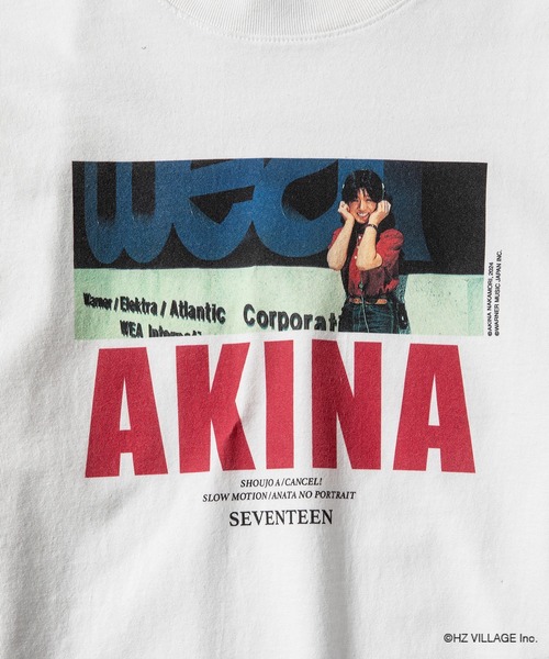 AKINA NAKAMORI プリントTシャツ ホワイト ZOZOVILLA（ゾゾヴィラ）の「【AKINA NAKAMORI × ZOZOVILLA