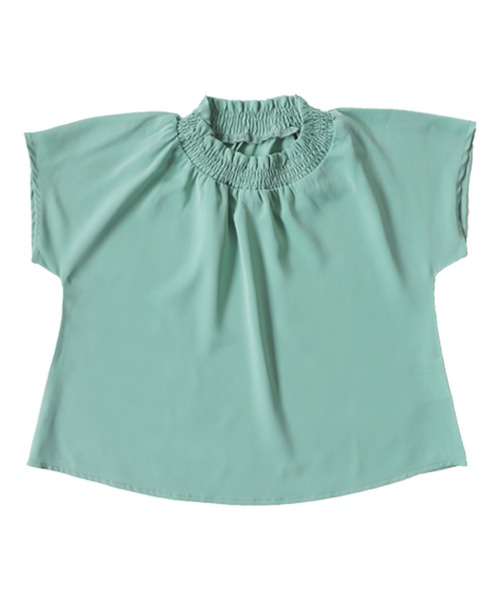 antiqua（アンティカ）の「フレンチスリーブブラウス（Tシャツ/カットソー・キッズ・ミント/レッド/オフホワイト/ブラック・160/150/140/130）」の12枚目の写真