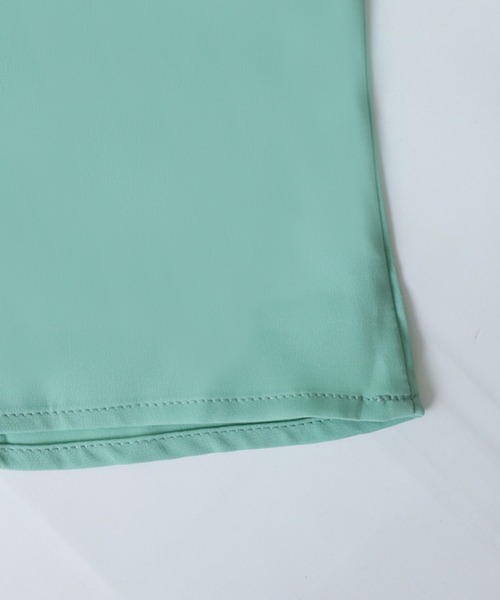 antiqua（アンティカ）の「フレンチスリーブブラウス（Tシャツ/カットソー・キッズ・ミント/レッド/オフホワイト/ブラック・160/150/140/130）」の6枚目の写真