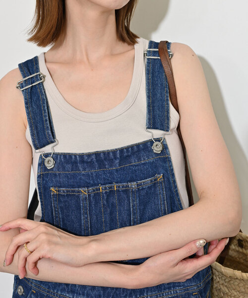 SLOBE IENA(スローブイエナ)の「《追加》basic タンクトップ(タンクトップ・レディース・チャコールグレー/ホワイト/ベージュ・FREE)」の3枚目の写真