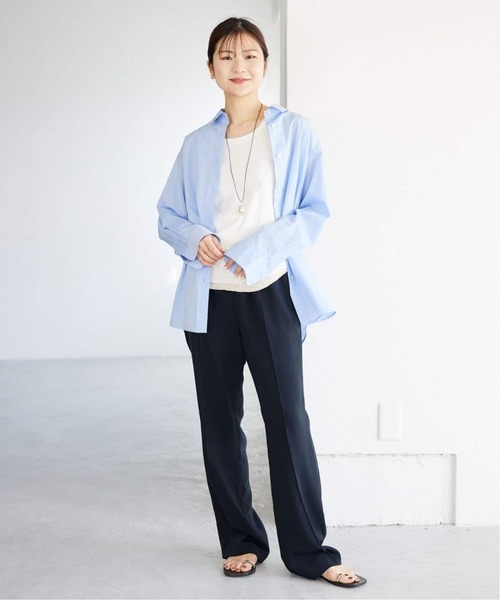 SLOBE IENA(スローブイエナ)の「《追加》basic タンクトップ(タンクトップ・レディース・チャコールグレー/ホワイト/ベージュ・FREE)」の15枚目の写真