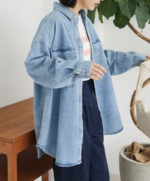 ELENCARE DUE | ・ELENCARE　DUE　デニムロングスリーブシャツ(チュニック)