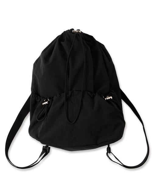 WEGO(ウィゴー)の「WEGO/2wayナップサック(バックパック/リュック・レディース・ブラック/ホワイト/ライトグレー・FREE)」の11枚目の写真