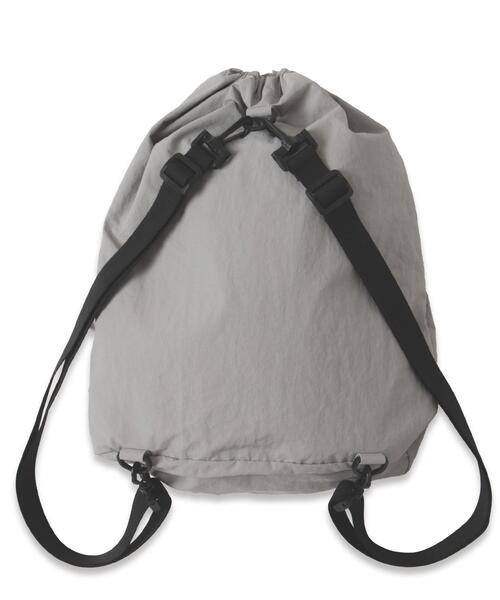 WEGO(ウィゴー)の「WEGO/2wayナップサック(バックパック/リュック・レディース・ブラック/ホワイト/ライトグレー・FREE)」の13枚目の写真