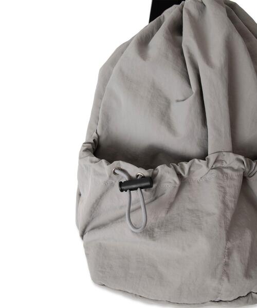 WEGO(ウィゴー)の「WEGO/2wayナップサック(バックパック/リュック・レディース・ブラック/ホワイト/ライトグレー・FREE)」の17枚目の写真