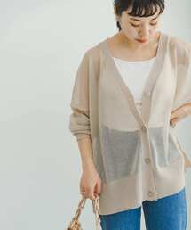 ITEMS URBANRESEARCH | シアーVネックニットカーディガン(カーディガン/ボレロ)