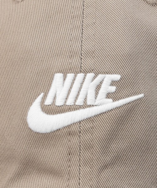 NIKE（ナイキ）の「NIKE（ナイキ）クラブキャップ／CLUB CAP CB FUT W L（キャップ・レディース・ベージュ/ブラック/ホワイト・FREE）」の7枚目の写真