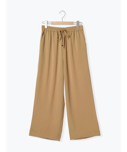 Samansa Mos2 blue（サマンサモスモスブルー）の「【接触冷感】イージーパンツ(セットアップ可)（その他パンツ・レディース・オレンジ/ブラック/グリーン/ベージュ・F）」の10枚目の写真