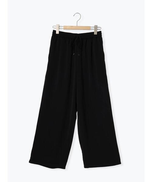 Samansa Mos2 blue（サマンサモスモスブルー）の「【接触冷感】イージーパンツ(セットアップ可)（その他パンツ・レディース・オレンジ/ブラック/グリーン/ベージュ・F）」の12枚目の写真