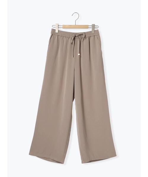 Samansa Mos2 blue（サマンサモスモスブルー）の「【接触冷感】イージーパンツ(セットアップ可)（その他パンツ・レディース・オレンジ/ブラック/グリーン/ベージュ・F）」の13枚目の写真