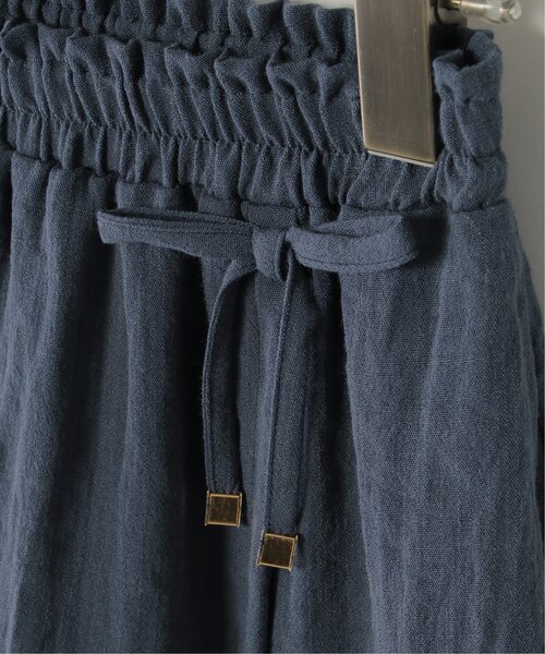 ikka（イッカ）の「【親子コーデ】スラブラップスカパン（120~160cm）（スカート・キッズ・グレー/ブルー・120/130/140/150/160）」の3枚目の写真