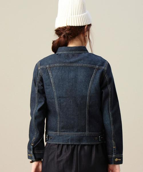 BEAUTY&YOUTH UNITED ARROWS（ビューティーアンドユースユナイテッドアローズ）の「BY LEE デニムジャケット◆（デニムジャケット・レディース・ネイビー・SMALL）」の2枚目の写真