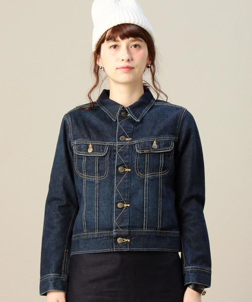 BEAUTY&YOUTH UNITED ARROWS（ビューティーアンドユースユナイテッドアローズ）の「BY LEE デニムジャケット◆（デニムジャケット・レディース・ネイビー・SMALL）」の3枚目の写真